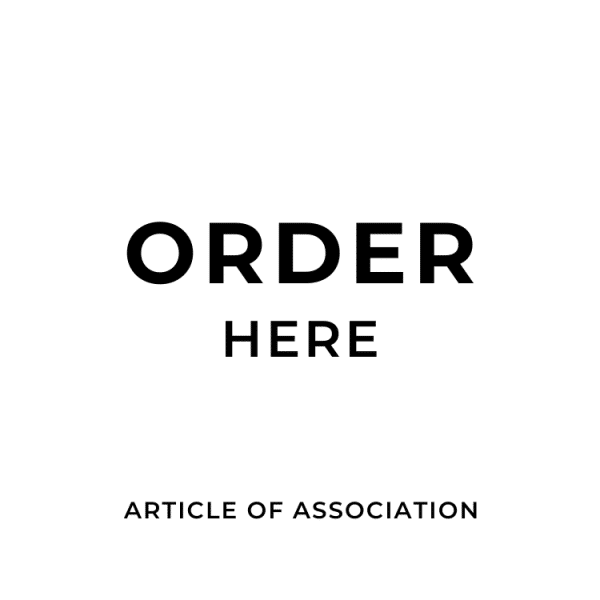 Order article of association