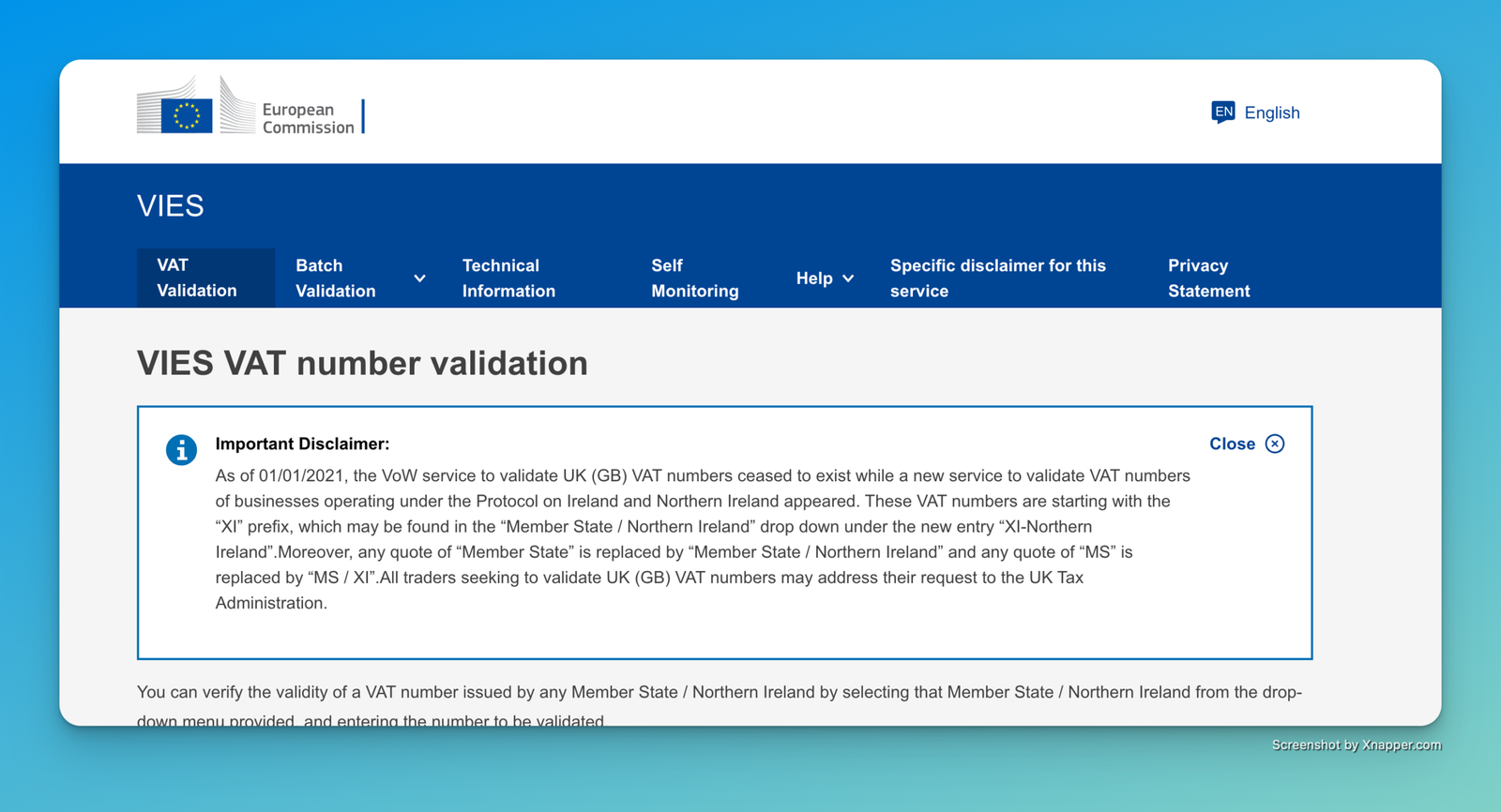 How to verify VAT EU Number