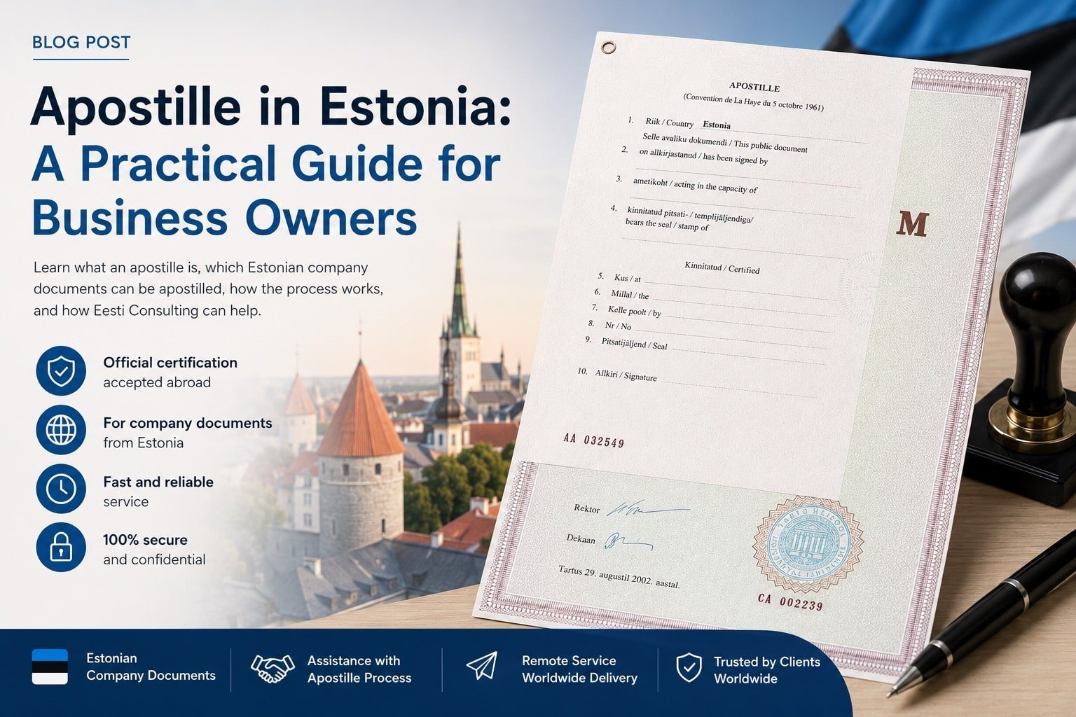 How to Get Apostille in Estonia?