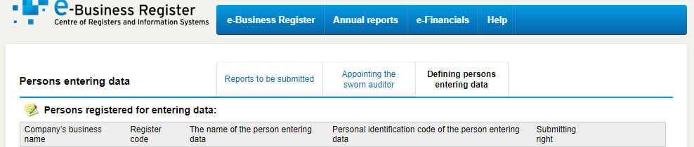 annual report deadline