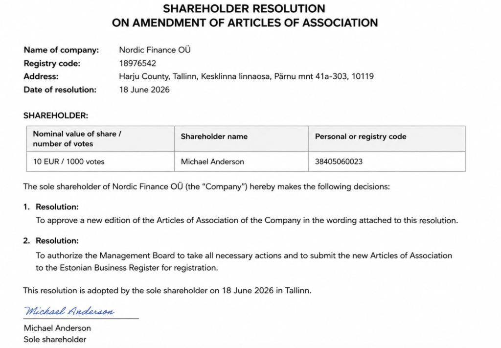 change a company name